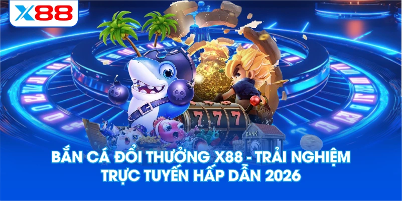 Bắn Cá Đổi Thưởng X88 – Trải Nghiệm Trực Tuyến Hấp Dẫn 2026